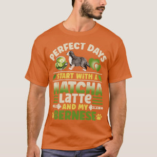 Camiseta Cachorro de Montanha Bernese Matcha Latte