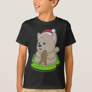 Camiseta Cachorro de Natal