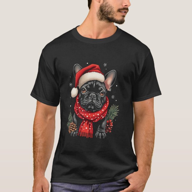 Camiseta Cachorro de Natal (Frente)