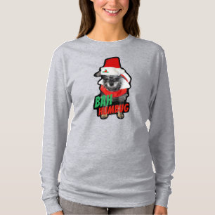 Camiseta Cachorro de Natal Bah Humbug