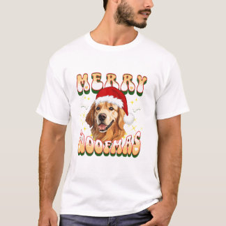 Camiseta Cachorro de Natal da feliz Woofmas