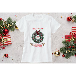 Camiseta Cachorro de Natal De Beija-Amor