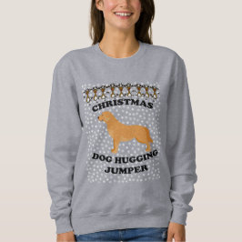 Camiseta Cachorro de Natal do ouro Retriever