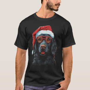 Camiseta Cachorro de Natal Lover Engraçado Retriever Coado
