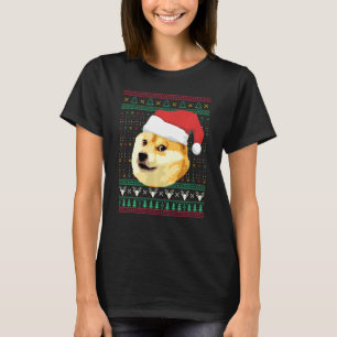 Camiseta Cachorro de Natal Meme Shiba Inu Papai Noel Engraç