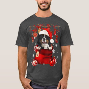 Camiseta Cachorro de Neve da Montanha Bernese em Pocket Bag