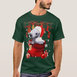 Camiseta Cachorro de neve terrier Bedlington no Pocket Bag 