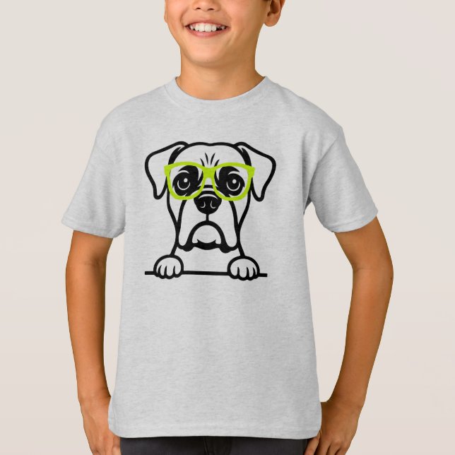 Camiseta Cachorro de Óculos (Frente)