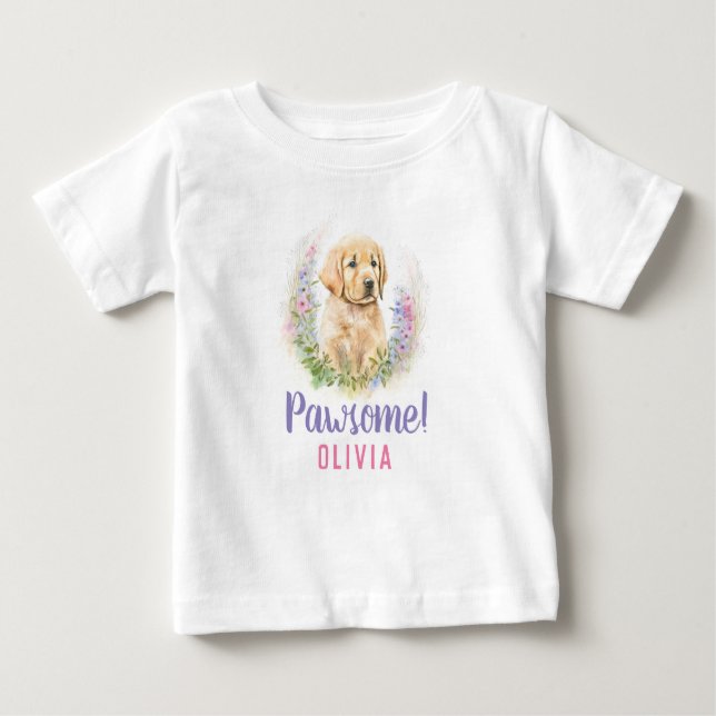 Camiseta Cachorro de Ouro Moderno Personalizado (Frente)