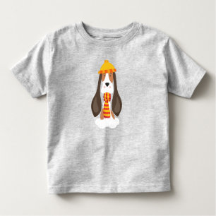 Camiseta Cachorro De Outono, Cachorro Bonito, Cachorro De B