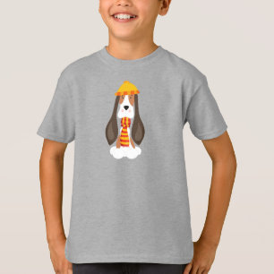 Camiseta Cachorro De Outono, Cachorro Bonito, Cachorro De B