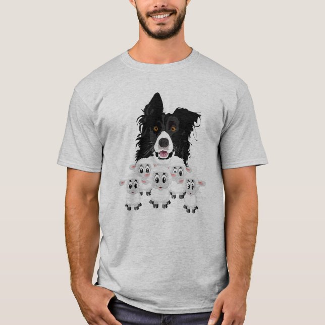 Camiseta Cachorro de Ovelha Divertida (Frente)