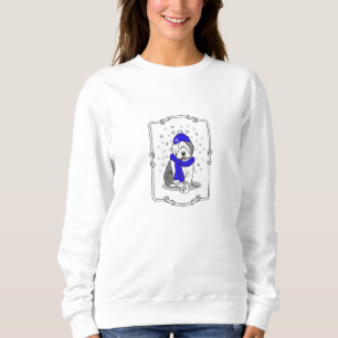 Camiseta Cachorro de Ovelino Azul-Inverno (Cinza 1)