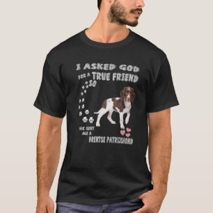 Camiseta Cachorro de Partucho Neerlandês Pai-mãe, Drente-Cu