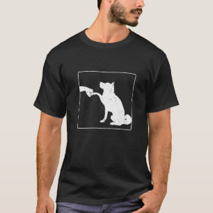 Camiseta Cachorro De Pé-Cão Mais Amigo Do Cachorro Premium