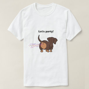 Camiseta Cachorro de Peguça Arrotando
