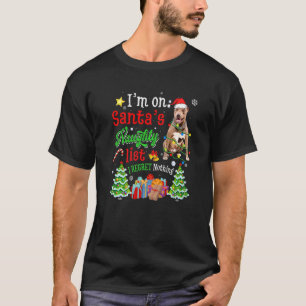 Camiseta Cachorro De Pitbull Na Lista De Doidos Dos Papais