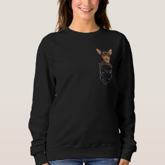 Camiseta Cachorro De Pocket Brown Chihuahua Engraçado Lover