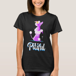 Camiseta Cachorro de Poodle da Princesa Real com Coroa de T
