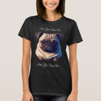 Cachorro de Pug Cute Personalizável