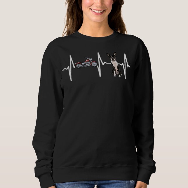 Camiseta Cachorro de pulsação de Boston Terrier (Frente)