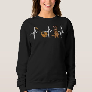 Camiseta Cachorro de pulsação do German shepherd de Mandoli