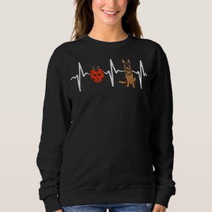 Camiseta Cachorro de Pulso German shepherd Red Ladybug
