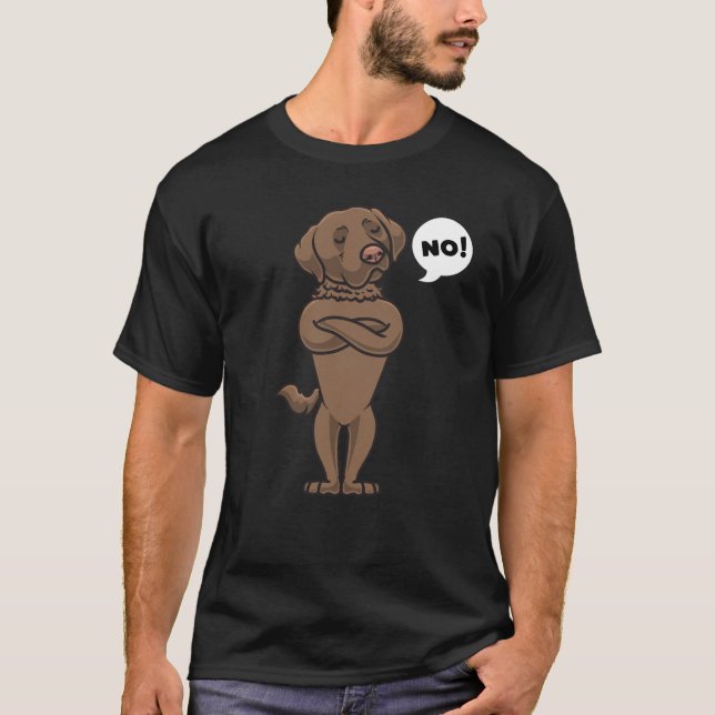 Camiseta Cachorro de Retriever da Baía de Chesapeake Tenabo (Frente)