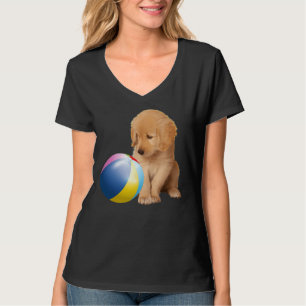 Camiseta Cachorro De Retriever ouro Pet E Ball Labrador Pup