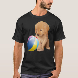 Camiseta Cachorro De Retriever ouro Pet E Ball Labrador Pup