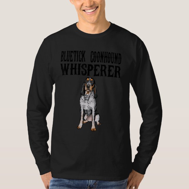Camiseta Cachorro de Saber do Conhound Bluetick (Frente)
