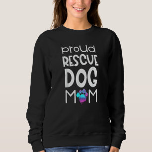 Camiseta Cachorro de Salvação da Orgulho Mãe Cachorro Pata