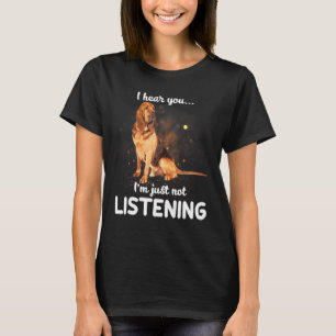 Camiseta Cachorro De Sangue Que Ouço Não Ouvir