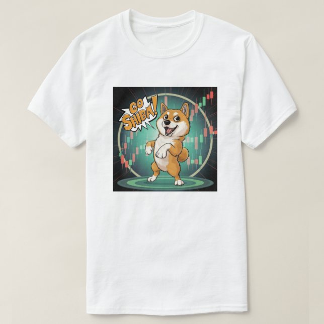 Camiseta Cachorro de Shiba Inu (Frente do Design)