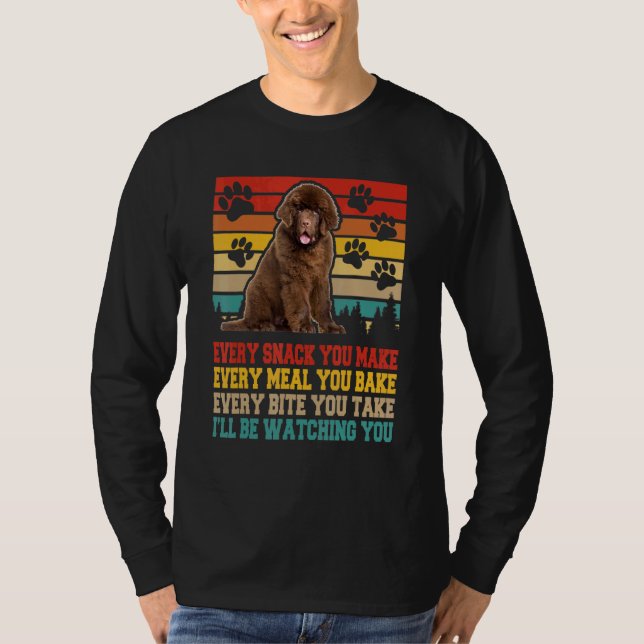 Camiseta Cachorro de Terra Nova Correspondendo ao Cachorro (Frente)