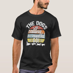 Camiseta Cachorro de Trenó Husky Musher