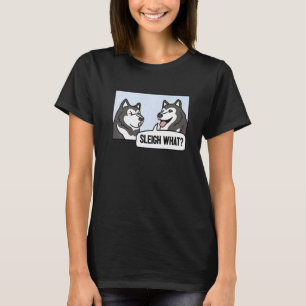 Camiseta Cachorro de trenó Husky Trenó O que Mushing