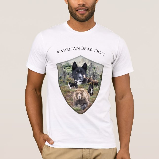 Camiseta Cachorro de Urso Karelian (Frente)
