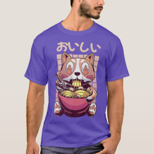 Camiseta Cachorro de Vaporwave Kawaii - Otaku Anime Manga29