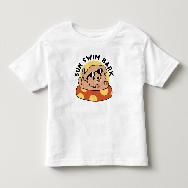 Camiseta Cachorro de Verão legal flutuante - Festa de Pisci (Frente)