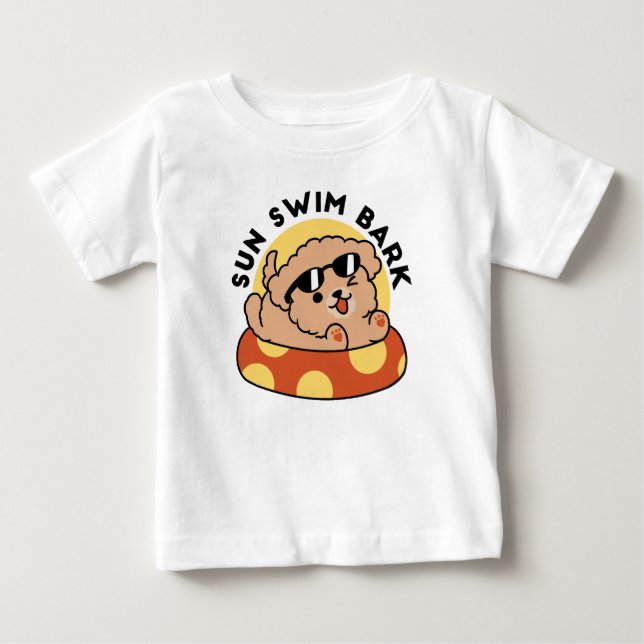 Camiseta Cachorro de Verão legal flutuante - Festa de Pisci (Frente)