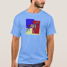 Camiseta Cachorro de Whippet/Jovem Greyhound Silhouter RYB