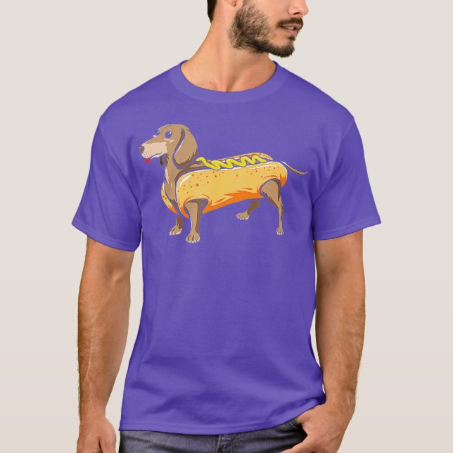 Camiseta Cachorro-Descanso com Cachorro Quente (Frente)