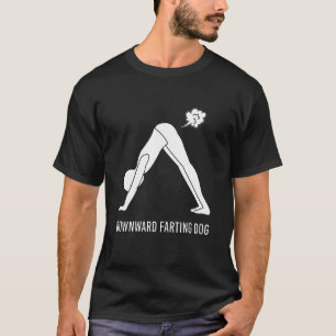 Camiseta Cachorro Descendente Yoga Fart Downdog