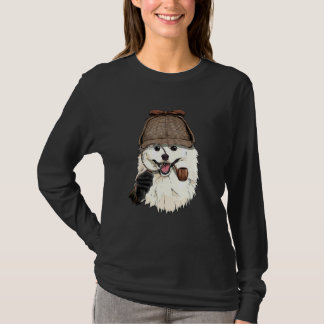 Camiseta Cachorro Detetive Investigador Espião Esquimó Amer