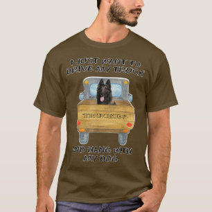 Camiseta Cachorro Dirigente de Caminhão - Tervuren Belga