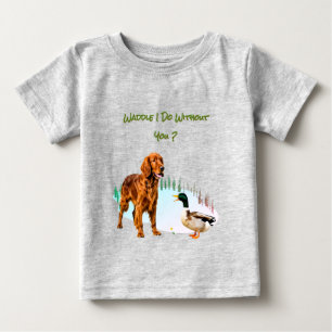 Camiseta Cachorro Divertido Pato Melhores Amigos Animais
