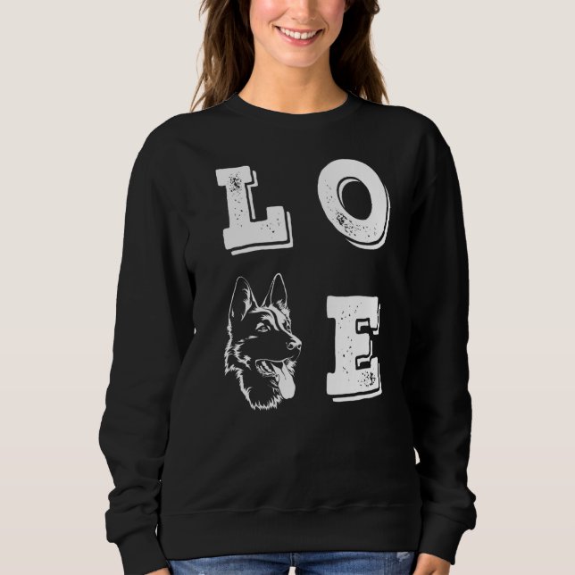 Camiseta Cachorro do Amor German shepherd (Frente)