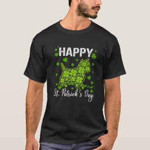 Camiseta Cachorro do Dia de São Patrício no Yorkshire Terri
