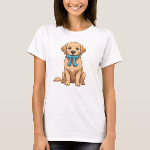 Camiseta Cachorro do Dia do Pi com Símbolo do Pi Feliz Di